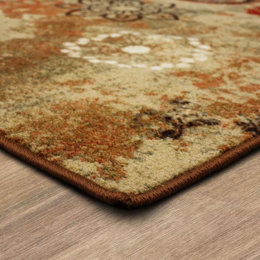 Alexa Medallion Brown 7 Ft. 6 In. X 10 Ft. Indoor/Outdoor Area Rug By Mohawk Home | * Shop