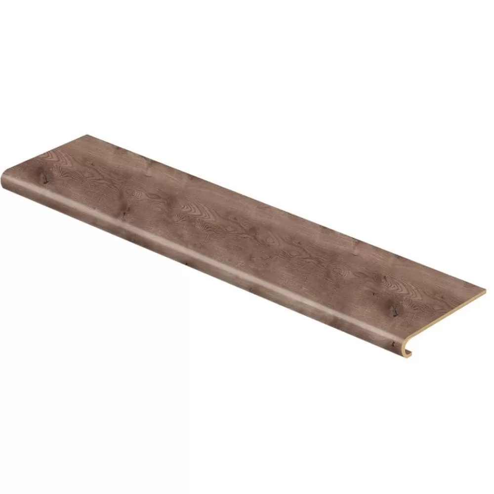 Anniston Oak 47 In. Length X 12-1/8 In. Width X 1-11/16 In. Thick Laminate To Cover Stairs 1 In. Thick By Cap A Tread | * Fashion