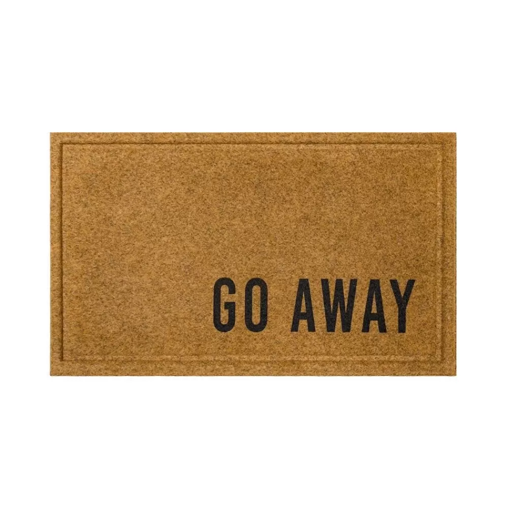 Corner Go Away Natural 18 In. X 30 In. Faux Coir Doormat By Mohawk Home | * Best