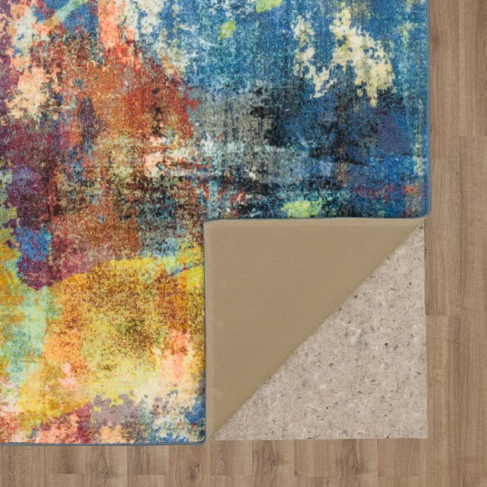 Decollage Multi 4 Ft. X 6 Ft. Abstract Area Rug By Mohawk Home | * New