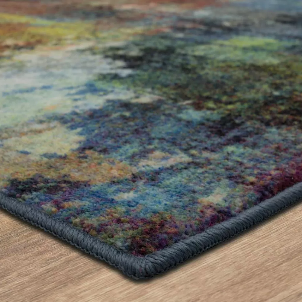 Decollage Multi 4 Ft. X 6 Ft. Abstract Area Rug By Mohawk Home | * New