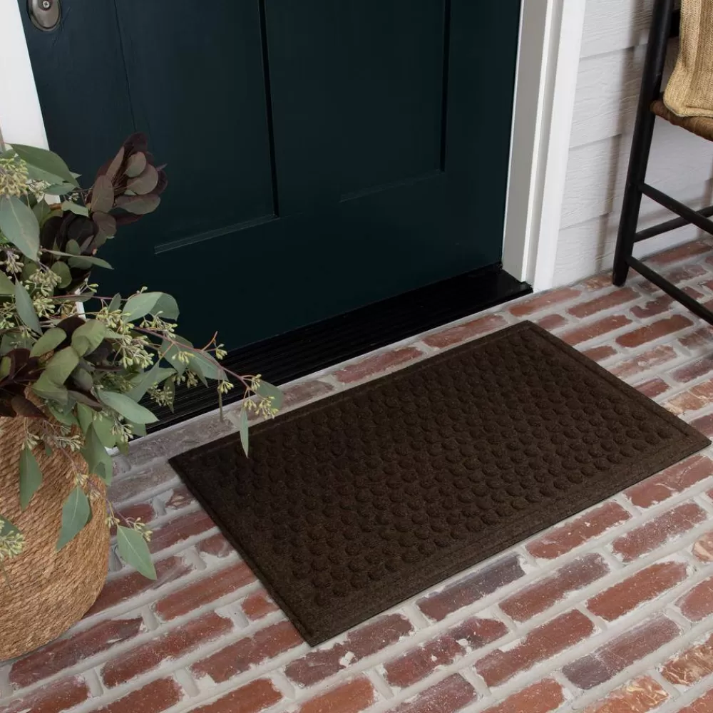 Dots Chocolate 18 In. X 30 In. Impressions Door Mat By Mohawk Home | * Discount