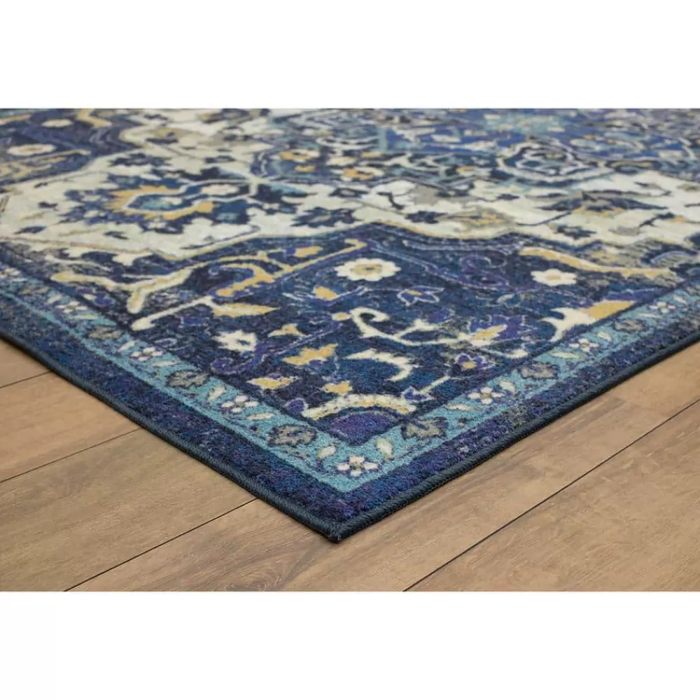 Emiko Blue 6 Ft. X 9 Ft. Oriental Area Rug By Mohawk Home | * Fashion