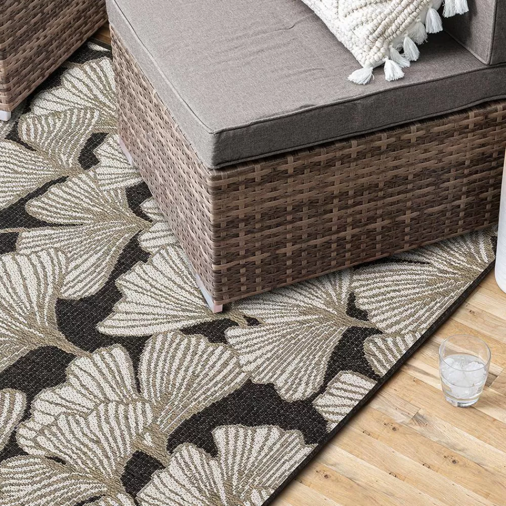 Harbour Blossoms Dark Grey 8 Ft. X 10 Ft. Floral Indoor/Outdoor Area Rug By Mohawk Home | * Outlet