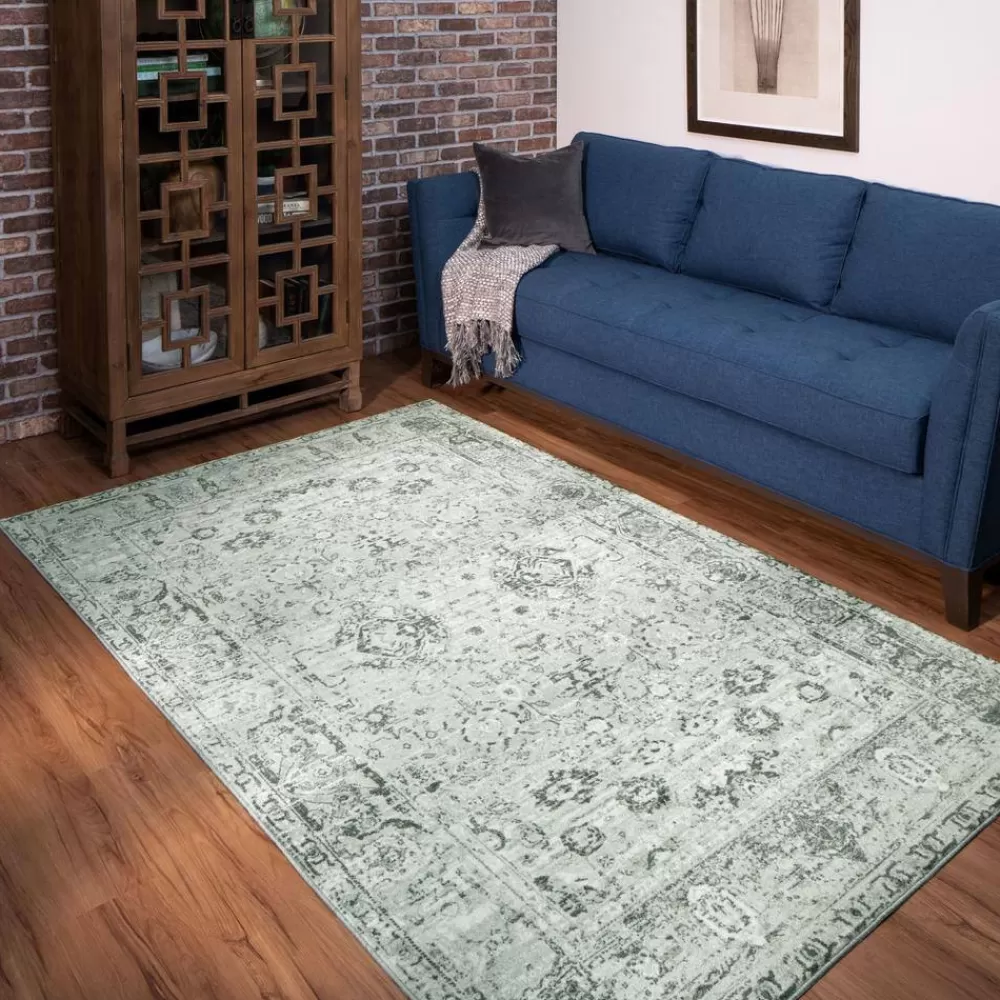 Henrietta Grey 8 Ft. X 10 Ft. Distressed Area Rug By Mohawk Home | * Online