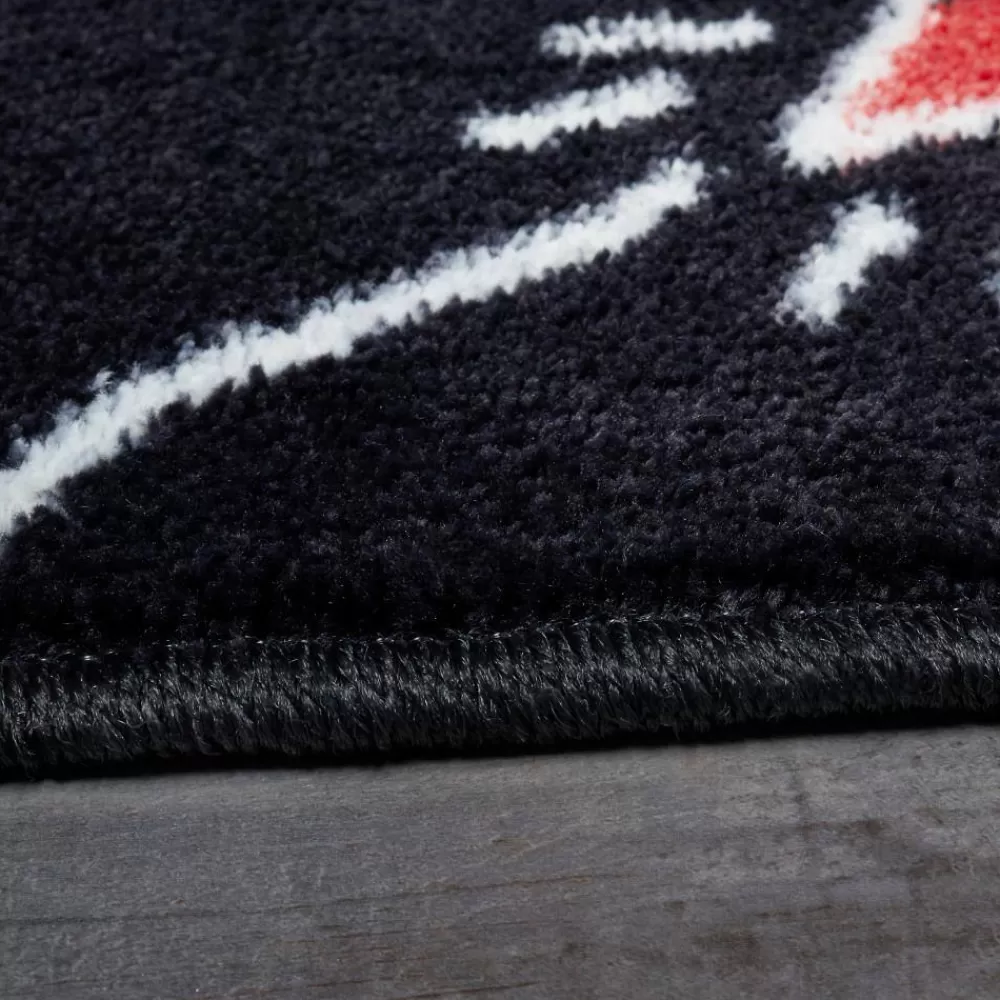 Hopscotch Black 7 Ft. 6 In. X 10 Ft. Whimsical Area Rug By Mohawk Home | * New