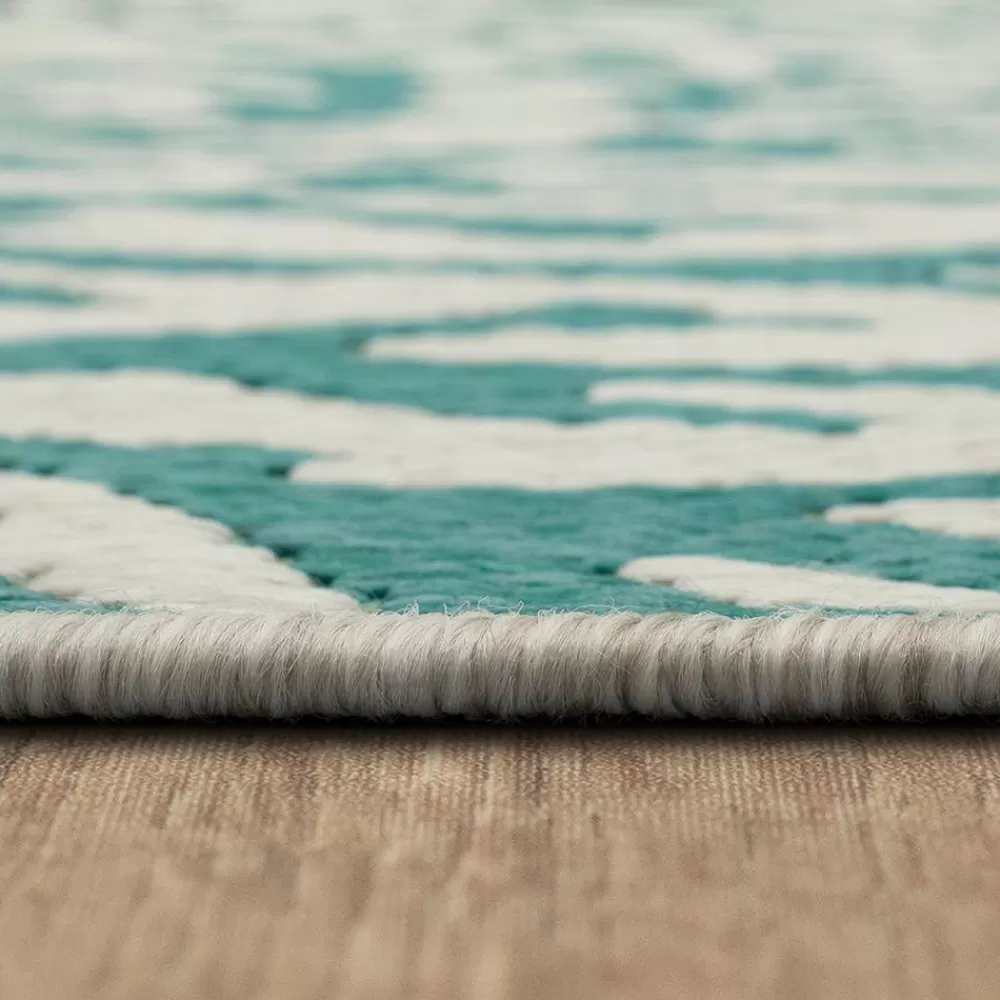 Lagoon Teal 10 Ft. X 13 Ft. Indoor/Outdoor Area Rug By Mohawk Home | * Sale