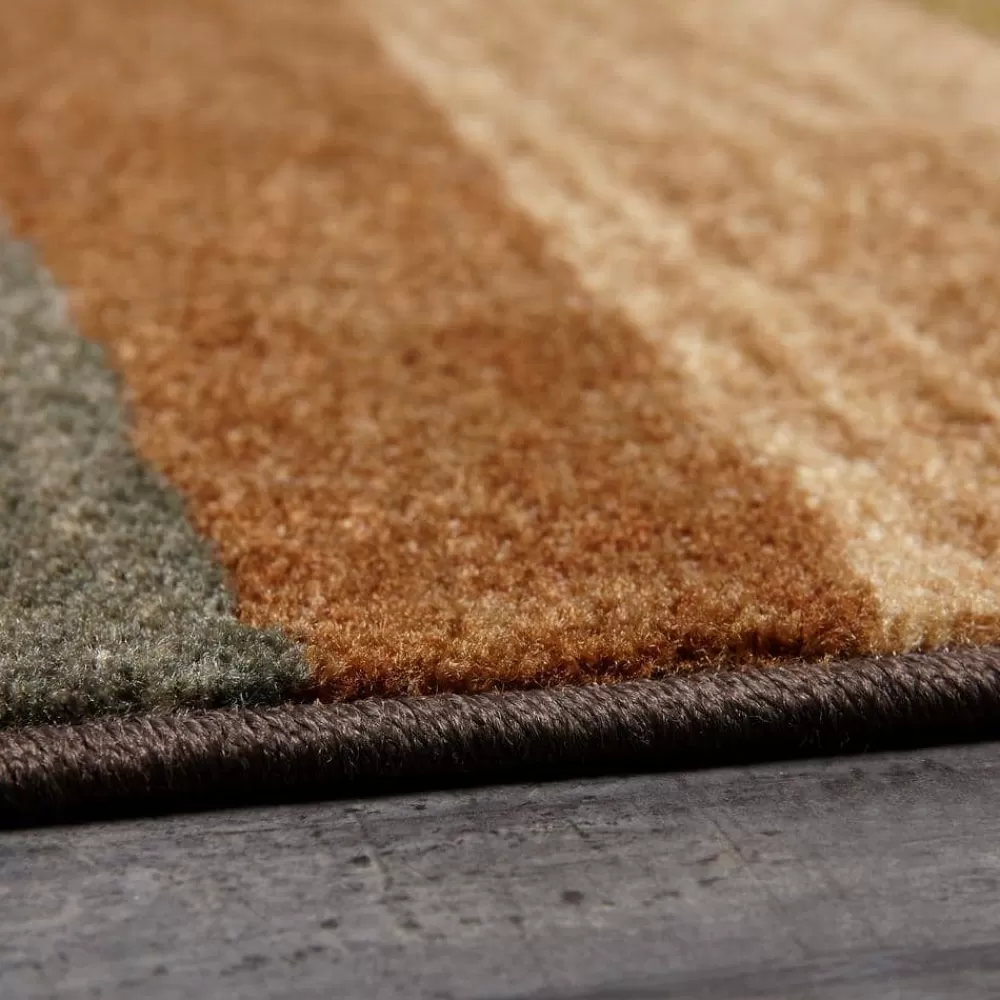 Mayan Sunset Sierra 5 Ft. X 8 Ft. Striped Area Rug By Mohawk Home | * Flash Sale