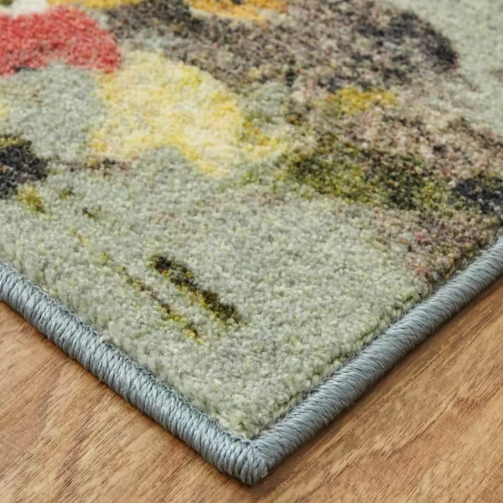 Merging Floral Green 8 Ft. X 10 Ft. Floral Area Rug By Mohawk Home | * Best