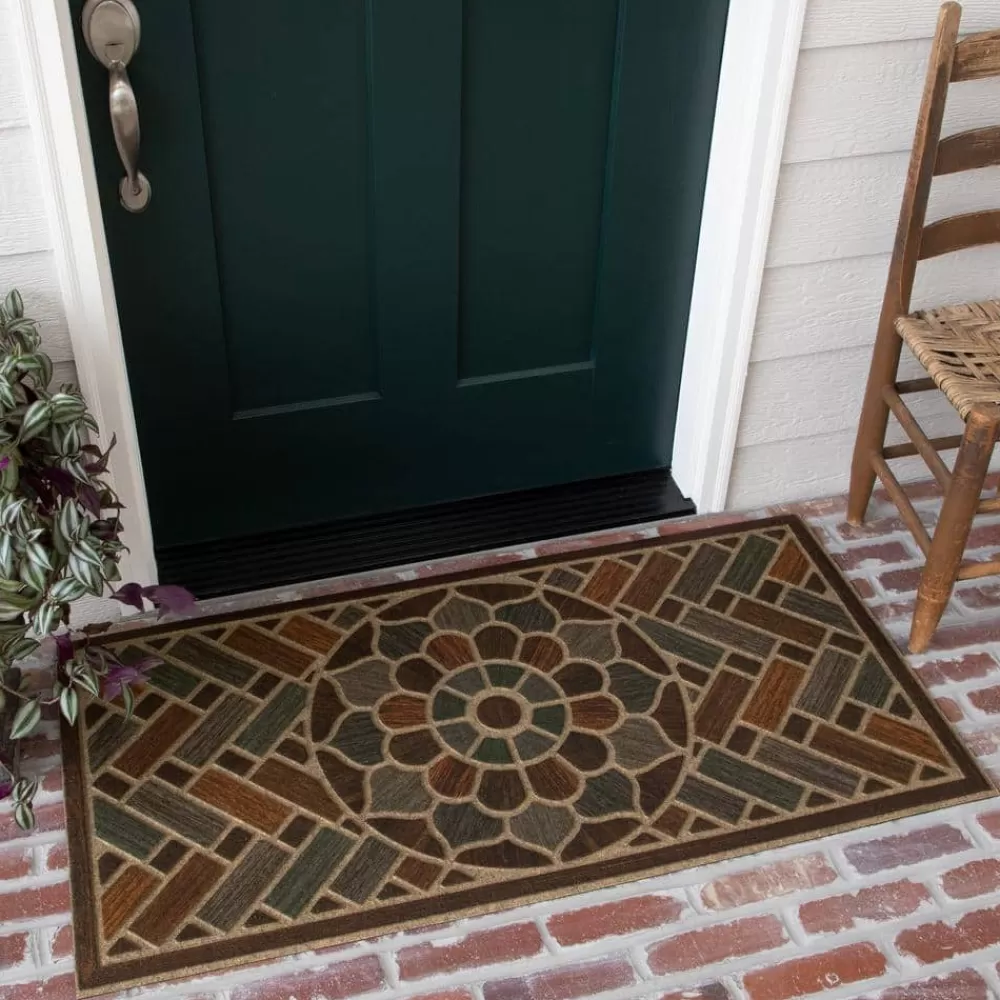 Ornamental Brick 24 In. X 48 In. Door Mat By Mohawk Home | * Discount