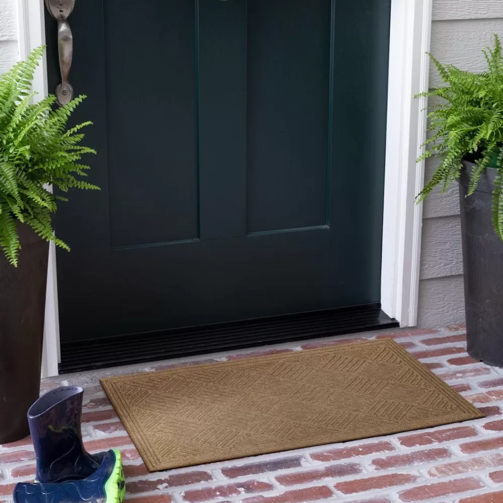 Parquet Impressions Jacquard Safari 24 In. X 36 In. Recycled Rubber Indoor/Outdoor Door Mat By Mohawk Home | * Sale