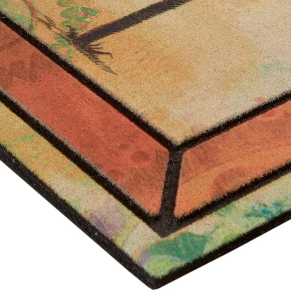 Picture Frame Fresco Palm 18 In. X 30 In. Recycled Rubber Door Mat By Mohawk Home | * Best
