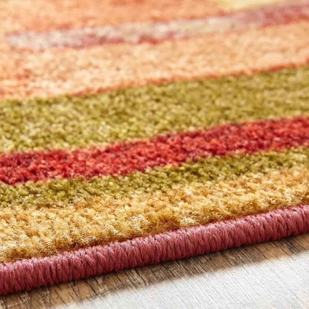 Piscasso Wine 2 Ft. X 5 Ft. Machine Washable Abstract Runner Rug By Mohawk Home | * Flash Sale