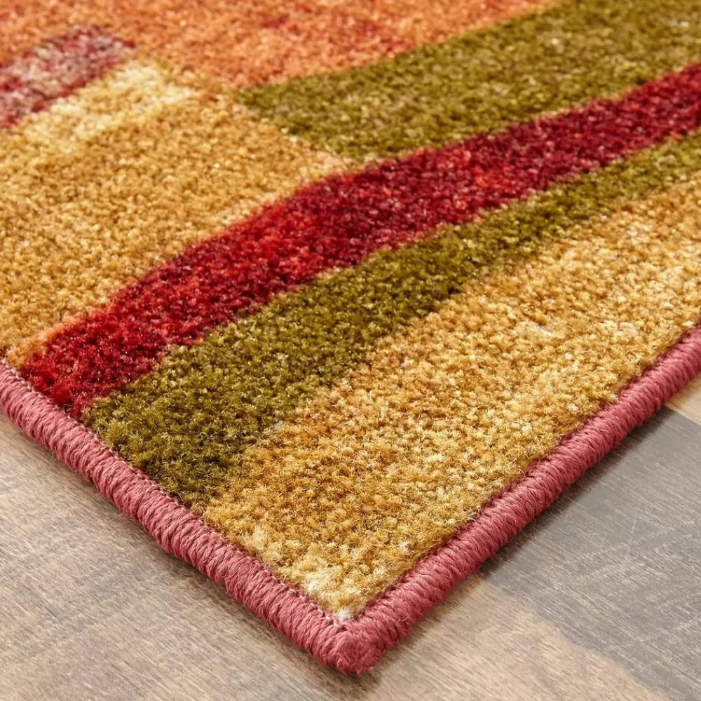 Piscasso Wine 2 Ft. X 5 Ft. Machine Washable Abstract Runner Rug By Mohawk Home | * Flash Sale