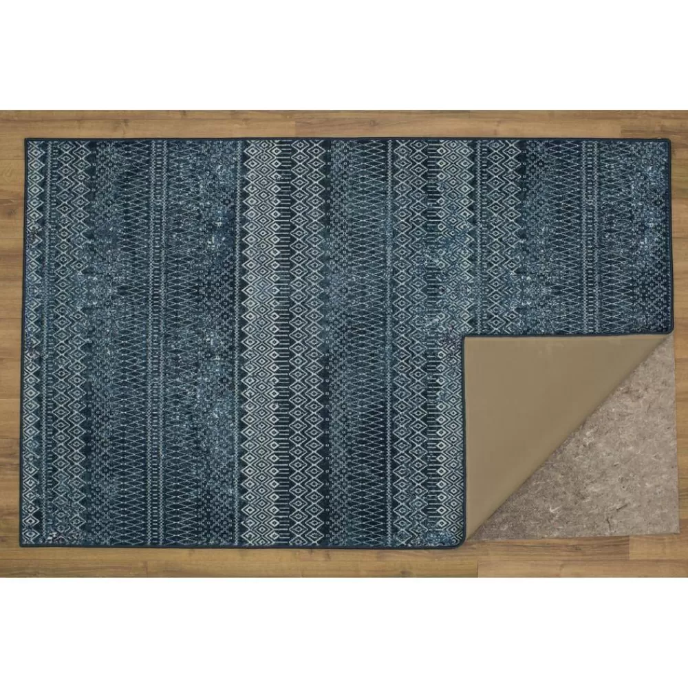 Prale Denim Blue 6 Ft. X 9 Ft. Moroccan Area Rug By Mohawk Home | * Outlet