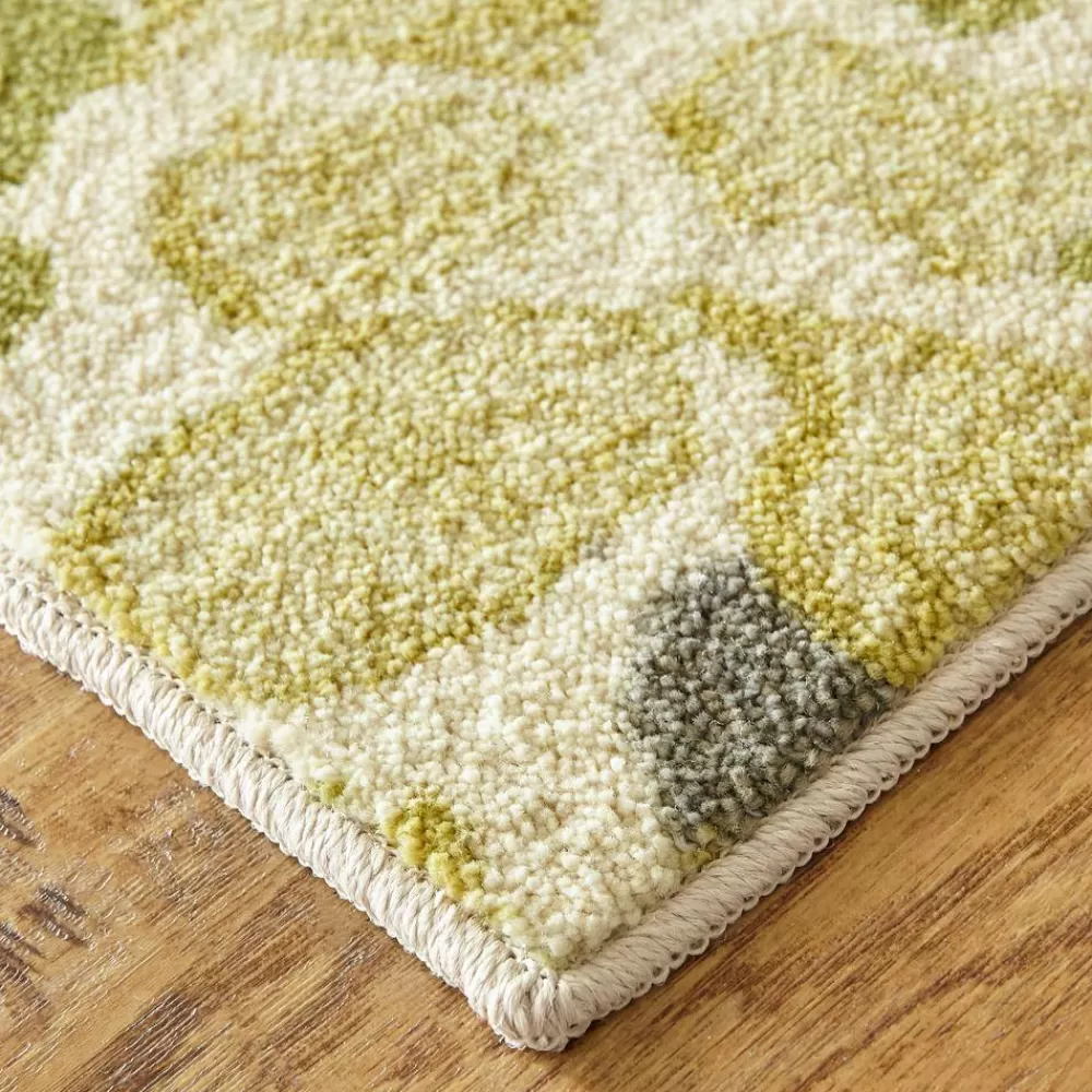 Radiance Aqua 2 Ft. X 8 Ft. Machine Washable Floral Runner Rug By Mohawk Home | * Clearance