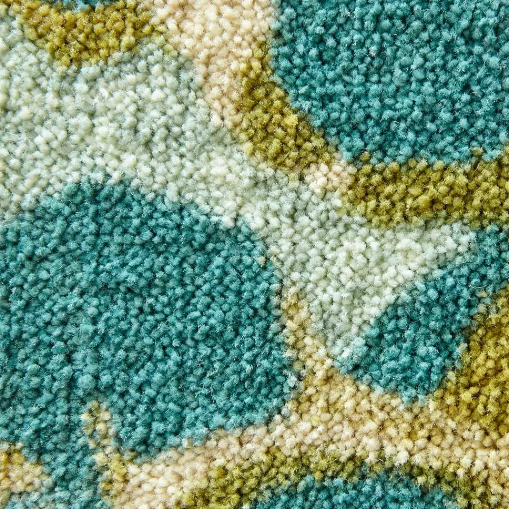 Radiance Aqua 2 Ft. X 8 Ft. Machine Washable Floral Runner Rug By Mohawk Home | * Clearance