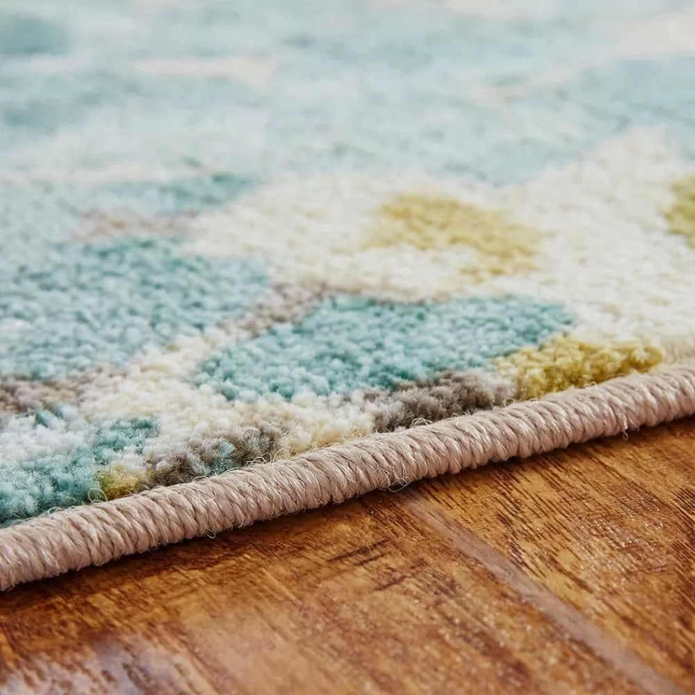 Radiance Aqua 7 Ft. 6 In. X 10 Ft. Floral Area Rug By Mohawk Home | * Shop