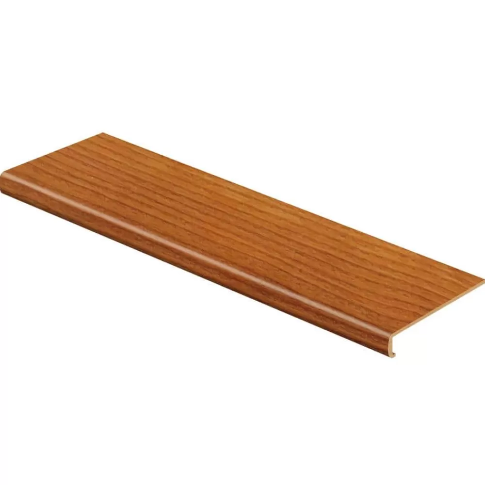 Red Cherry/Warm Cherry 47 In. L X 12-1/8 In. D X 2-3/16 In. H Vinyl Overlay To Cover Stairs 1-1/8 In. To 1-3/4 In. T By Cap A Tread | * Store