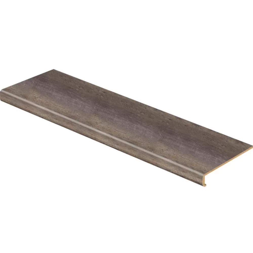 Seasoned Wood/Harrison Pine Dark/Augusta Wood 47 In. L X 12-1/8 In. W X 2-3/16 In. T Vinyl Overlay For Stairs Type 2 By Cap A Tread | * Online