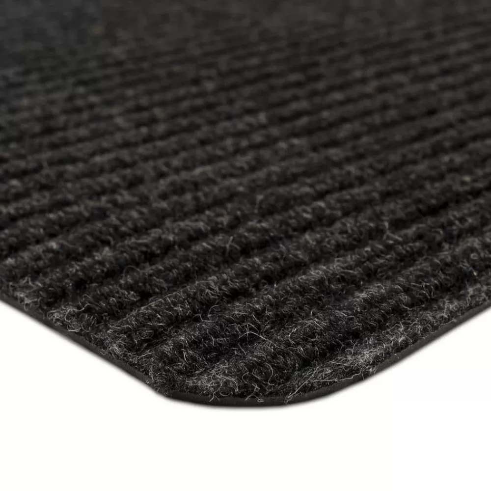 Striped Utility Mat Charcoal Indoor/Outdoor 24 In. X 60 In. Utility Door Mat By Mohawk Home | * Online