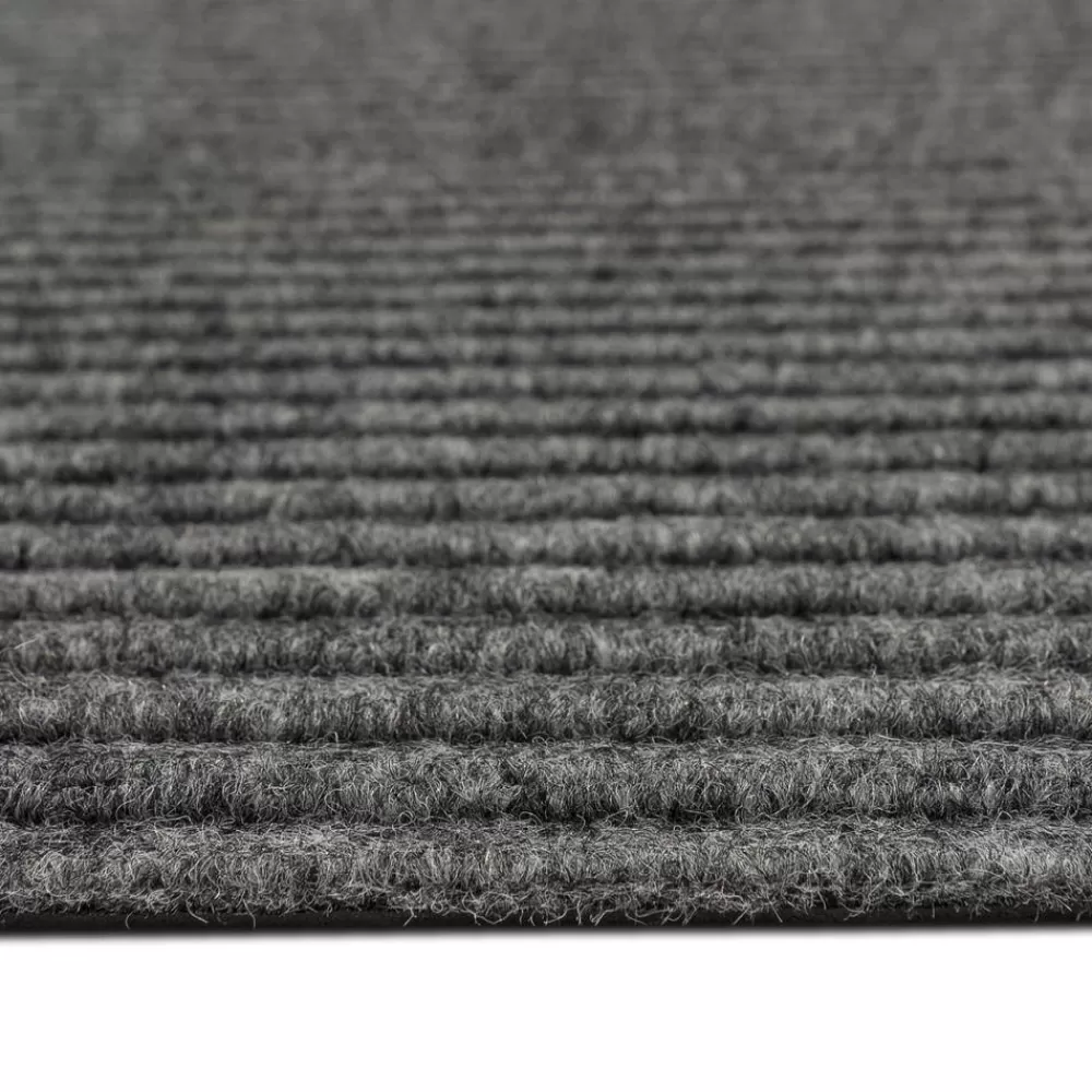 Striped Utility Mat Grey Indoor/Outdoor 24 In. X 36 In. Utility Door Mat By Mohawk Home | * Flash Sale