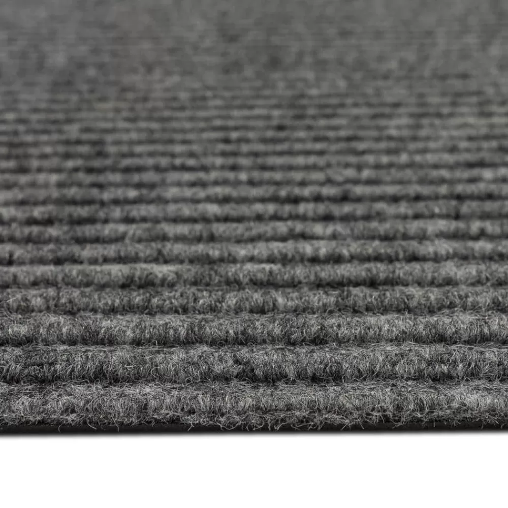 Striped Utility Mat Grey Indoor/Outdoor 24 In. X 60 In. Utility Door Mat By Mohawk Home | * Discount