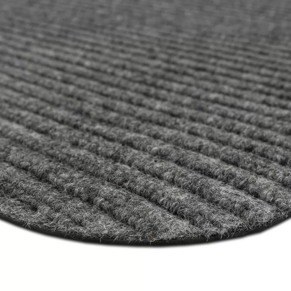 Striped Utility Mat Grey Indoor/Outdoor 24 In. X 60 In. Utility Door Mat By Mohawk Home | * Discount