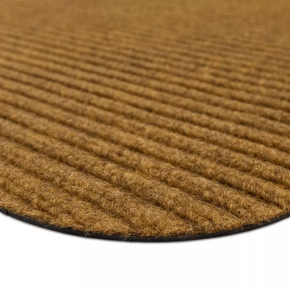 Striped Utility Mat Tan Indoor/Outdoor 36 In. X 48 In. Utility Door Mat By Mohawk Home | * Discount