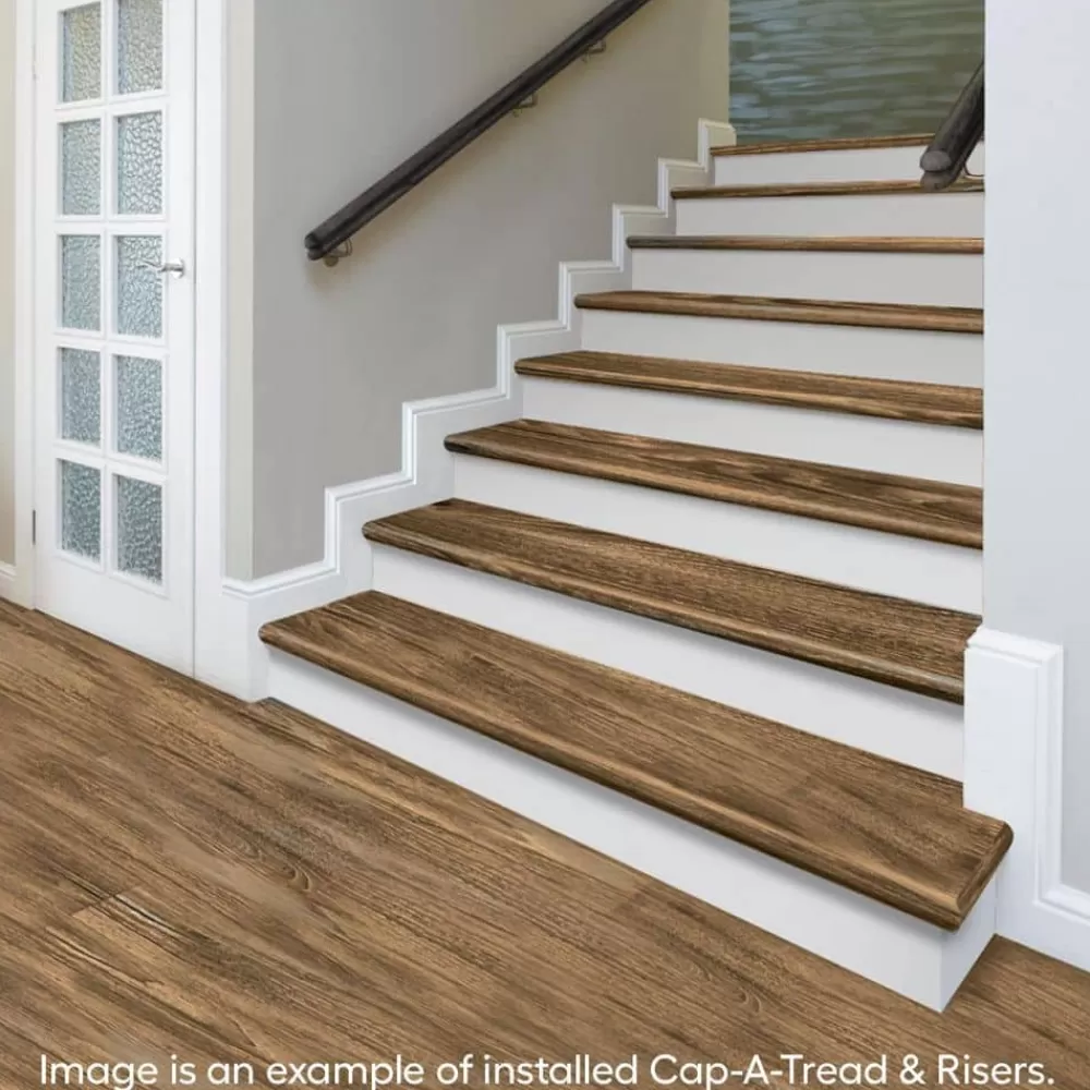 Sundance Canyon Hickory Stair Tread And Reversible Riser Kit 47 In. L X 12-1/8 In. W X 2-3/16 In. T By Cap A Tread | * Outlet