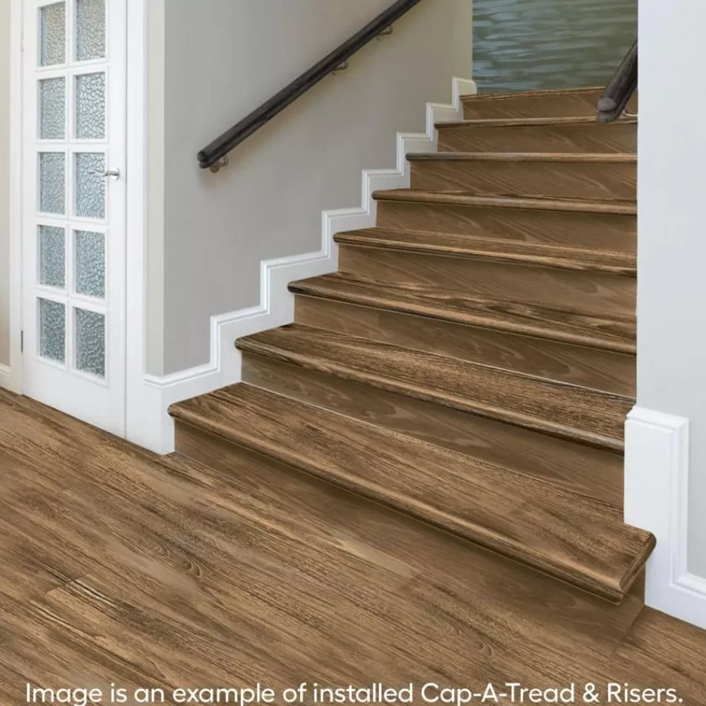 Sundance Canyon Hickory Stair Tread And Reversible Riser Kit 47 In. L X 12-1/8 In. W X 2-3/16 In. T By Cap A Tread | * Outlet
