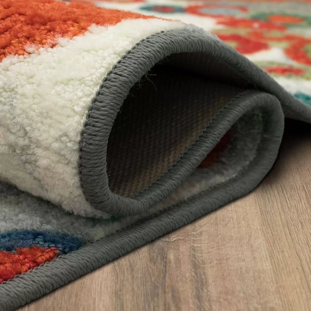Tossed Floral Multi 2 Ft. X 8 Ft. Machine Washable Abstract Runner Rug By Mohawk Home | * Outlet