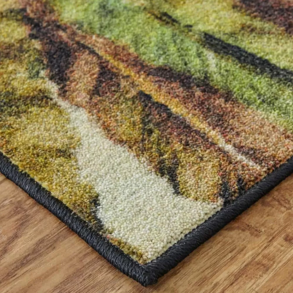 Verde Palm Green 8 Ft. X 10 Ft. Tropical Area Rug By Mohawk Home | * New