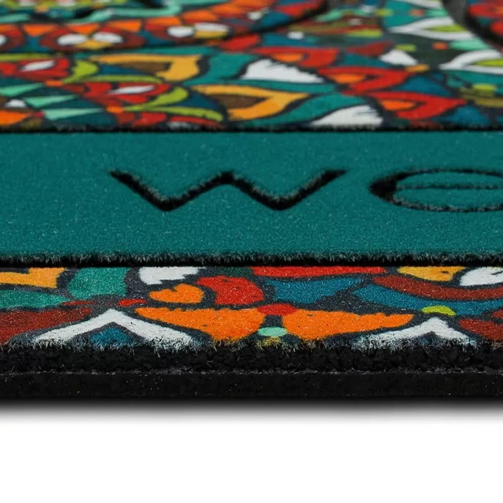 Welcome Bohemian Kingdom 18 In. X 30 In. Doorscapes Mat By Mohawk Home | * Clearance