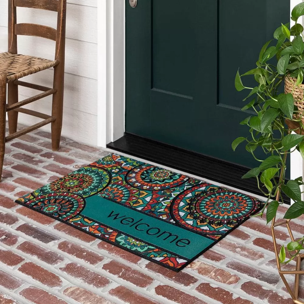 Welcome Bohemian Kingdom 18 In. X 30 In. Doorscapes Mat By Mohawk Home | * Clearance