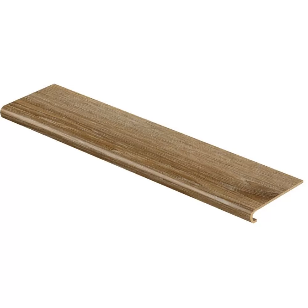 Woodacres Oak/Deerbrook Trail 47 In. L X 12-1/8 In. W X 1-11/16 In. T Vinyl Overlay To Cover Stairs 1 In. Thick By Cap A Tread | * New
